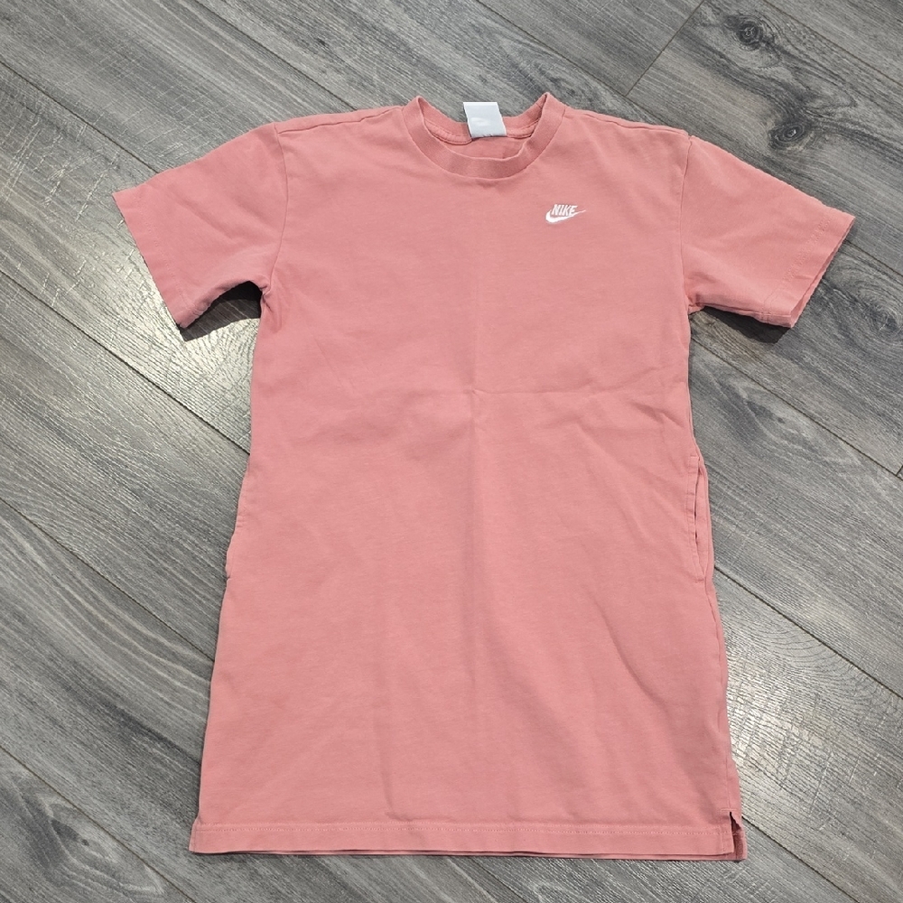 Kids Nike Blush Pink Tee Dress